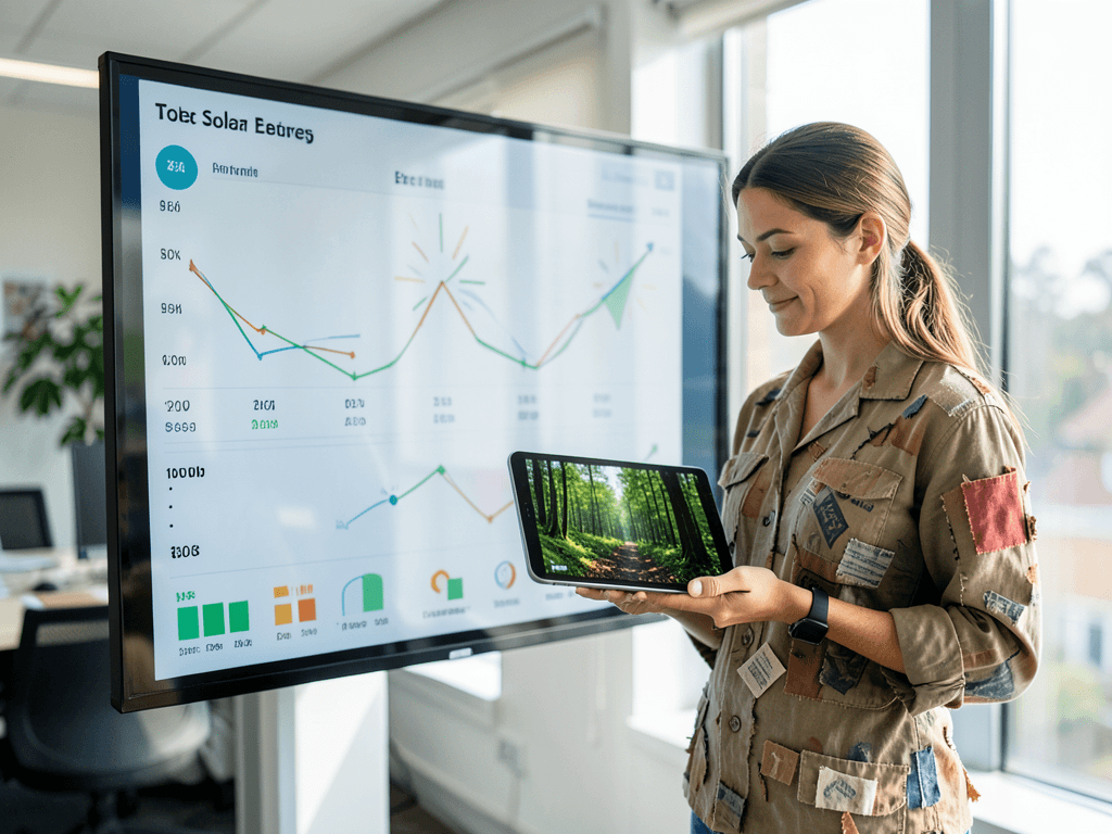 Cómo las imágenes eco‑digitales moldean la percepción de IA y medio ambiente