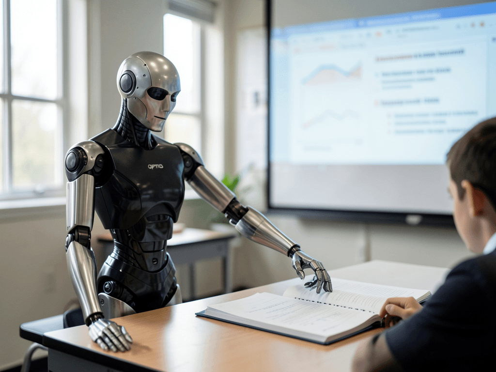 Robot humanoide Optio llega a las aulas de Nueva York
