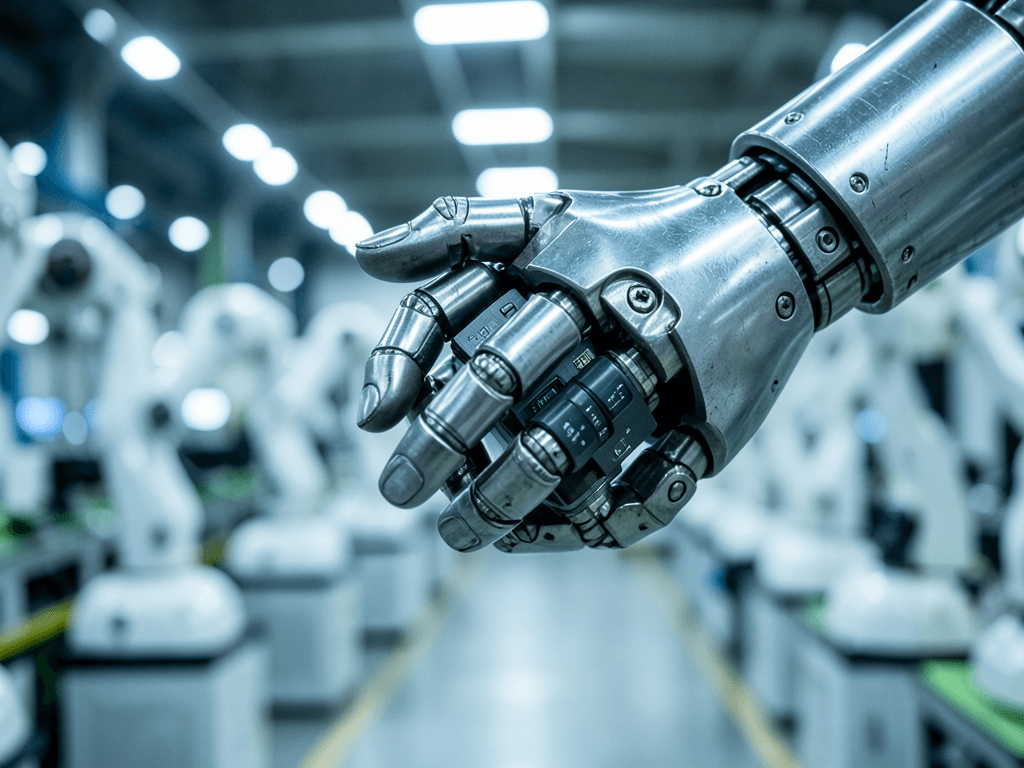 China ya opera robots humanoides en fábricas para reemplazar mano de obra