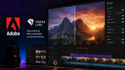 Adobe incorpora a Topaz Labs para reforzar su IA de imagen y video